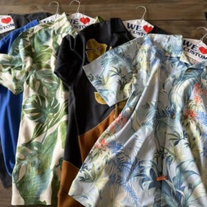 Tommy Bahama Shirt Mens Medium Floral Silk Button Up Short Sleeve Lot of 5